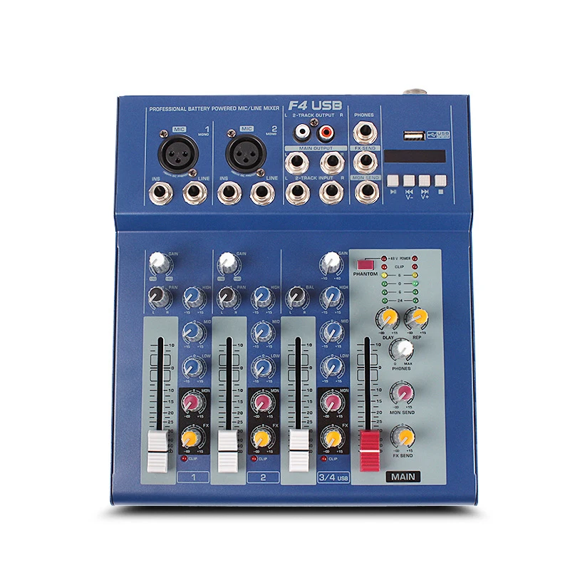 Online Buy Wholesale 2 channel mixer amplifier from China