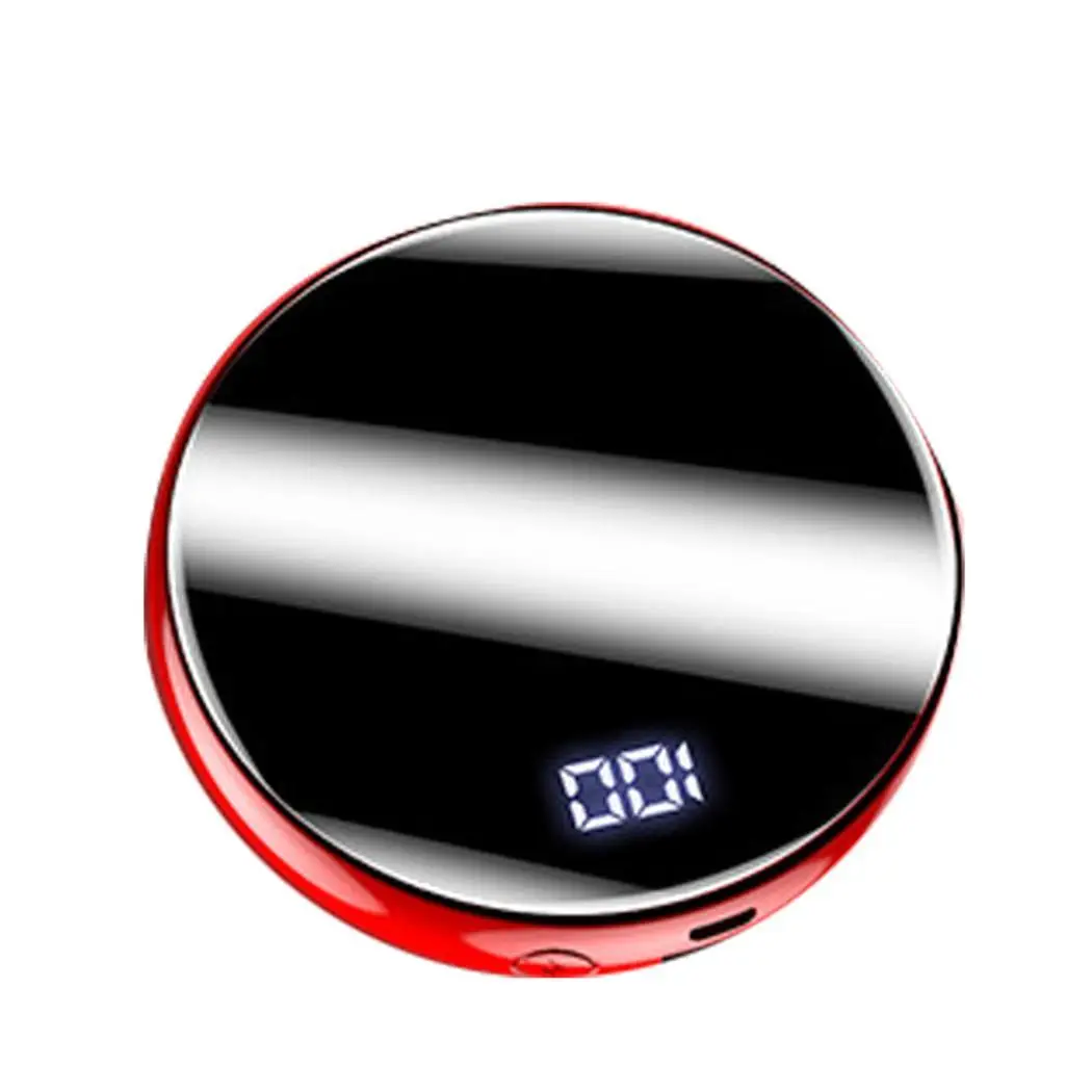 

Round Ultra-thin Power Bank Creative Mobile Phone Micro Home, Casual Mini Digital Display Charger powerbank