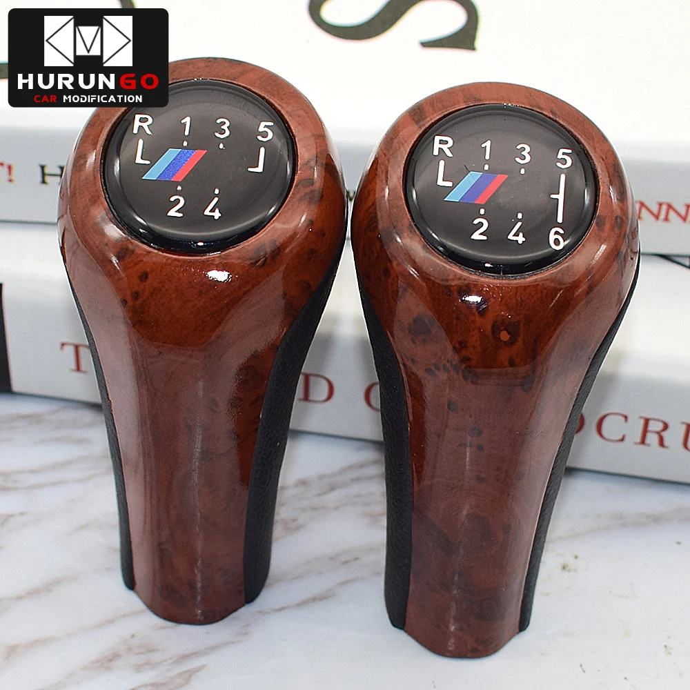 

Wood color Car styling 5 6 Speed Gear Shift Knob For BMW 1 3 5 6 Series E30 E32 E34 E36 E38 E39 E46 E53 E60 E63 E83 E84