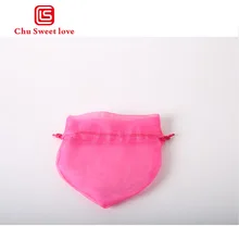 20Pcs/bag 15x15Cm Organza Drawstring Bags Wedding Pouches Gift Bag Pink Love Colors Jewelry Packaging Transparent Gauze Bag 20Pcs/bag 15x15Cm Organza Drawstring Bags Wedding Pouches Gift Bag Pink Love Colors Jewelry Packaging Transparent Gauze Bag
