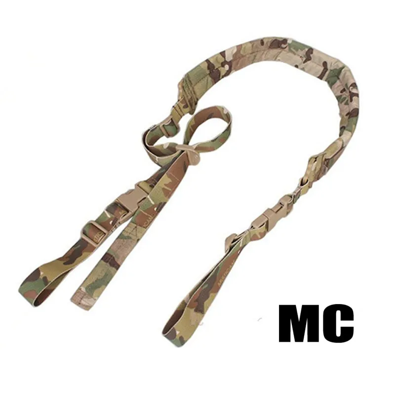 Ipsc Glock Ruosky gear тактический военный Быстрый отрегулируемый 2 точечный Слинг для страйкбола армейское снаряжение Пейнтбол охотничий ремень Mc Em8883 - Цвет: MC