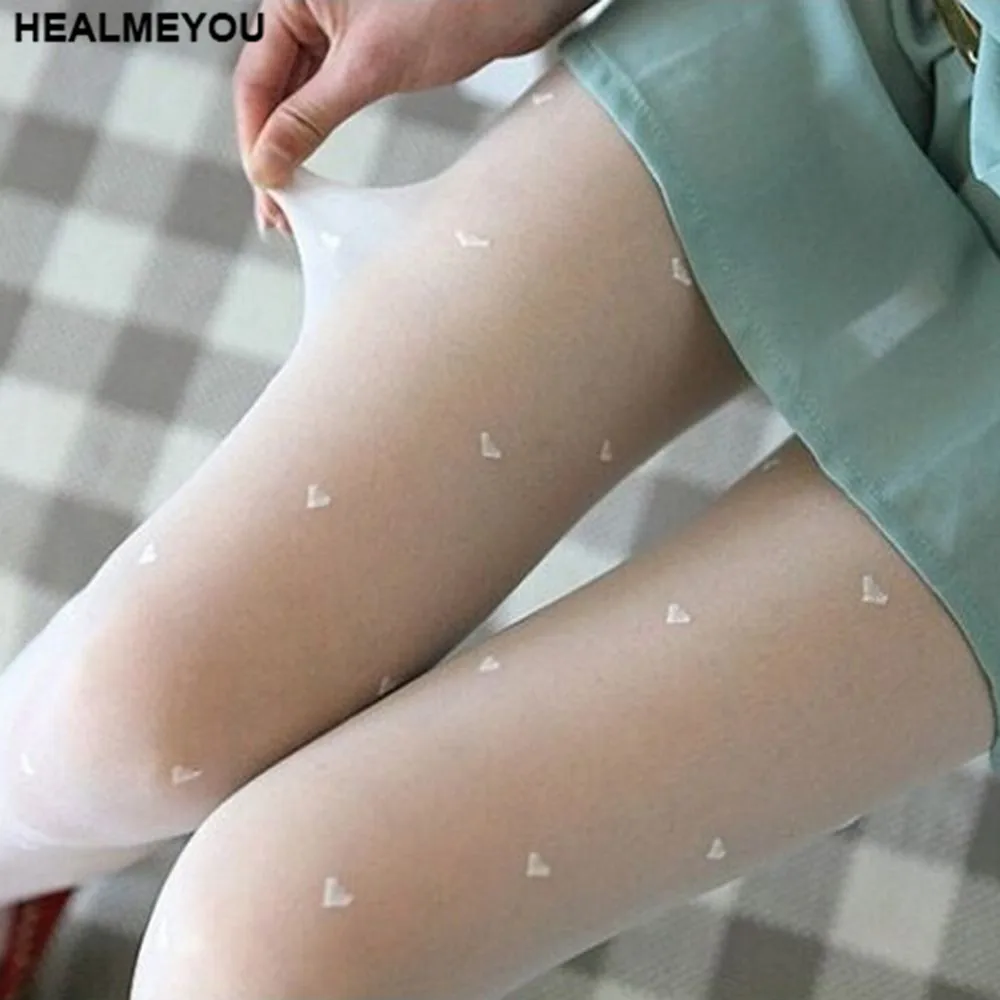 

Slinky 1PC All-match Peach Heart Sexy Pantyhose Stockings Fashion Women's Tights