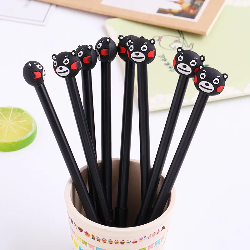 

30 pcs Creative Stationery gel pen Cartoon, Sprout, Neutral Pen, Student Black Signature Pen Wholesale