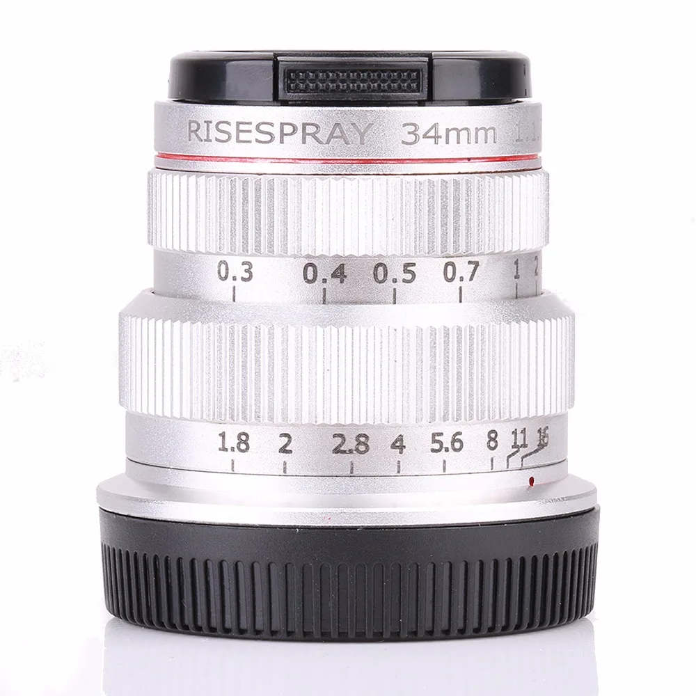 new 34mm F1.8 APS C camera Lens for Olympus Panasonic MTF M4/3 Mount