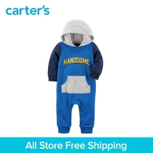 Carter s baby children kids clothing boy spring summer Handsome Hooded Jumpsuit a go to for
