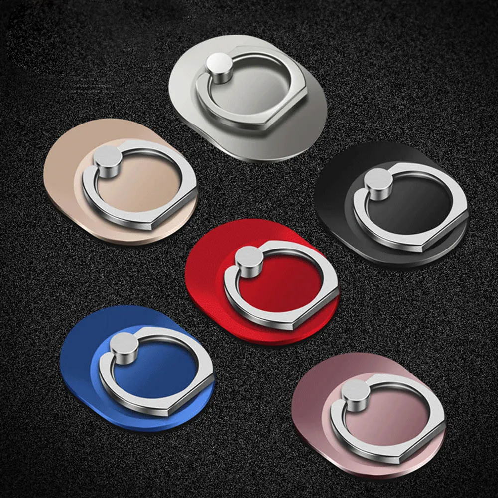 KISSCASE Universal Finger Ring Holder For iPhone 5S SE 6S X 360 Degree Rotating Phone Ring Holder For Samsung Galaxy S8 S9 Plus KISSCASE Universal Finger Ring Holder For iPhone 5S SE 6S X 360 Degree Rotating Phone Ring Holder For Samsung Galaxy S8 S9 Plus