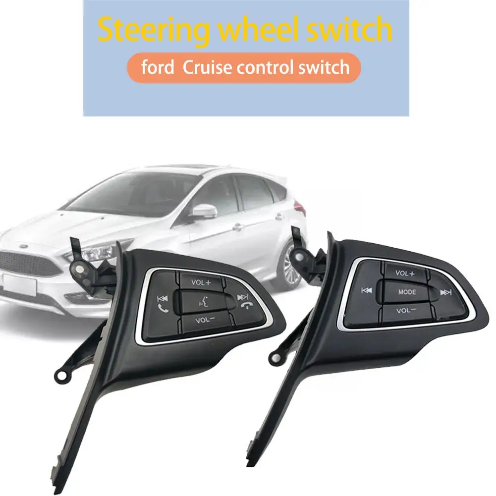 

Car Steering Wheel Controller Music Wireless Switch Remote Control Bluetooth Buttons For Ford Focus MK3 2015 2016 2017 Kuga 2017