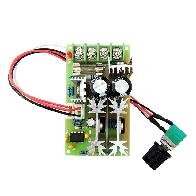 PWM DC Motor Speed Controller 12V 24V 36V 48VDC 20A 500W Adjustable