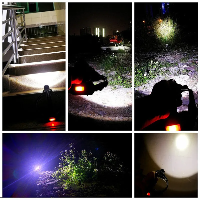 10000LM XM-L Bike light T6 LED rechargeable Headlamp Tactical Headlight Flashlight Head Lamp light led bike night Cycling #4S03 (1)