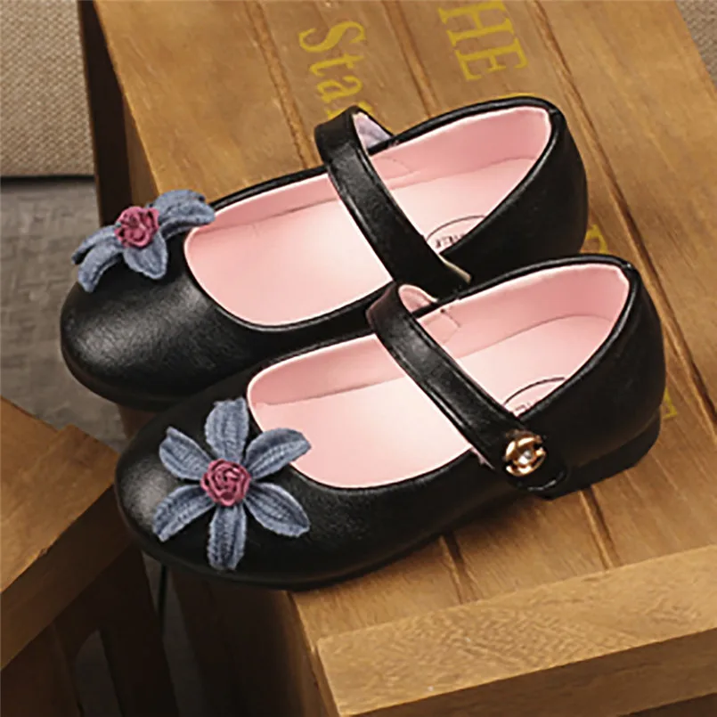 Sandals 2019 summer new Summer Children Kid Girls Solid Floral Sandals Princess Casual Shoes modis #4M13 (11)