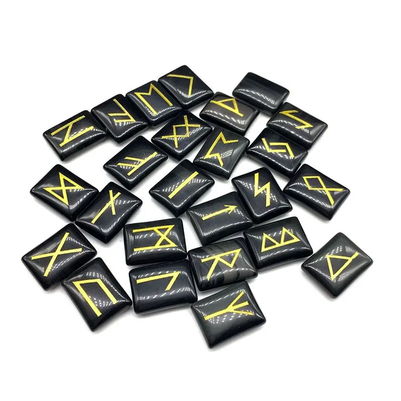 obsidian stone rune