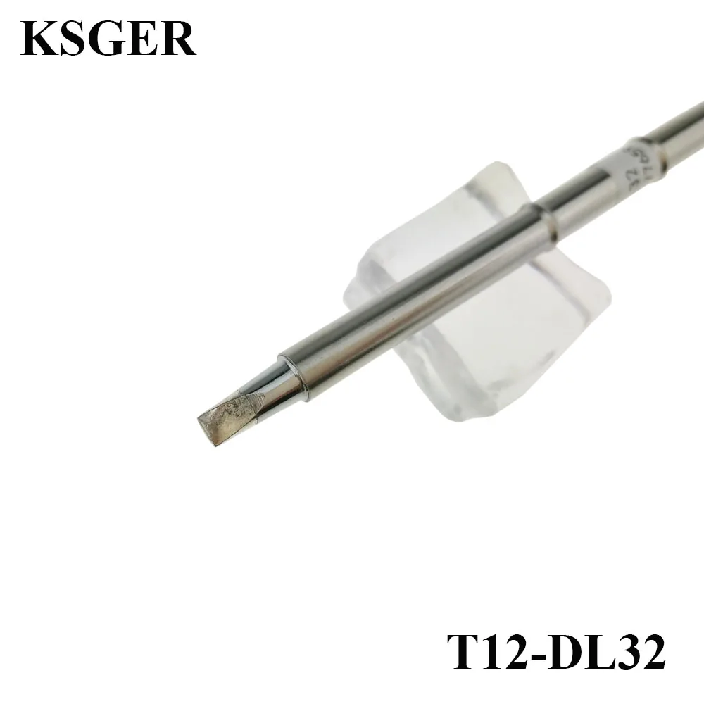 Электронный паяльник KSGER T12-DL32 инструменты для сварки T12 ПАЯЛЬНЫЕ НАКОНЕЧНИКИ для FX-951 FM-2028 I501 для паяльной ручки 220 в 70 Вт