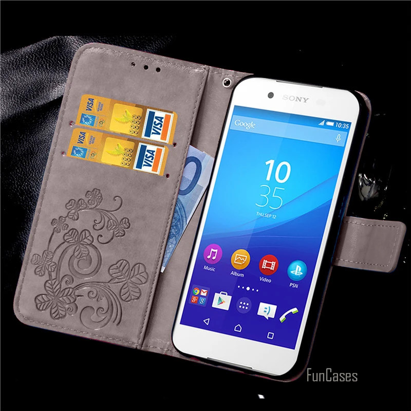 Luxury Retro Leather Flip Case For Sony Experia Z2 Z3 Z4 Z5 Compact Back Cover For Sony xperia Z2 Z3 Z4 Z5 Case With Card Holder