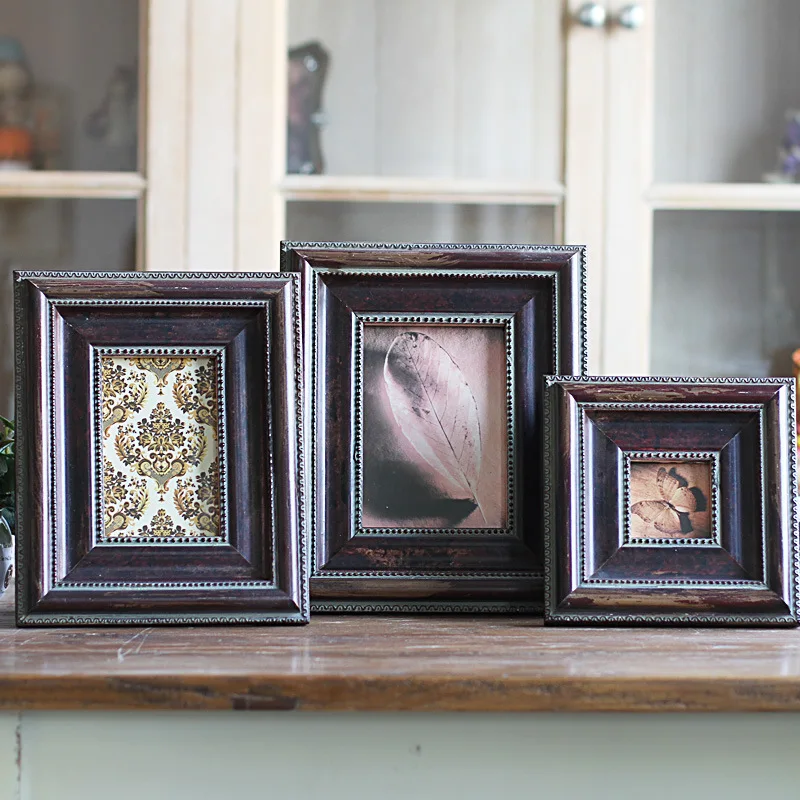 European Classic Style Picture Frames Art Ornaments For Table Retro