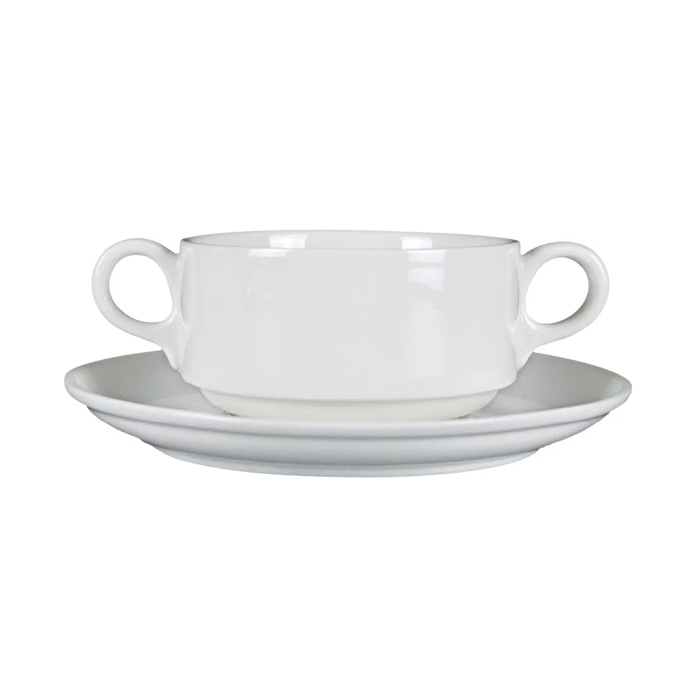 KING-DOES Ceramic binaural Creative Western rice bowl Japanese-style porcelain soup Breakfast porridge | Дом и сад