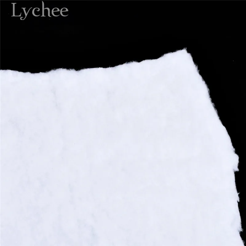 Lychee Life 5 мм подкладка из хлопка белой ткани без клея высококачественные материалы