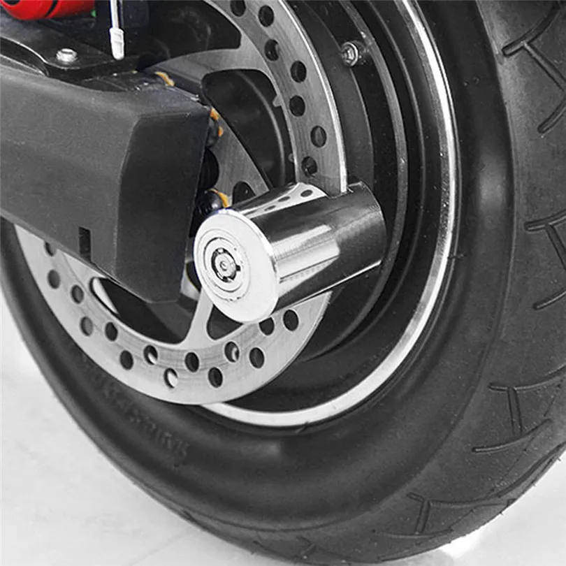 New Security Anti Theft Heavy Duty Motorcycle Locks Bicycle Moped Scooter Disk Brake Rotor Lock alloy copper lock core #3f26 (3)