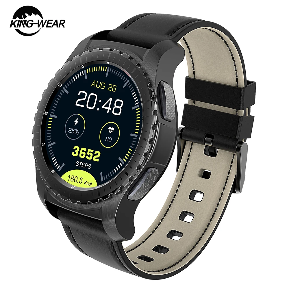 

KingWear KW28 Smartwatch Phone Smart Watch 1.3 inch Sedentary Reminder Heart Rate Monitor Anti-lost Remote Camera Smartwatch