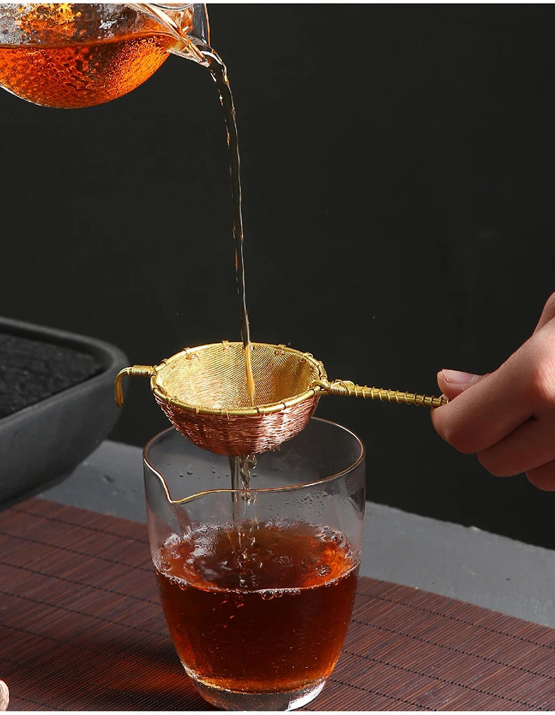 TANGPIN инструменты для кофе и чая медное чайное ситечко ручной работы кунг-фу аксессуары для чая