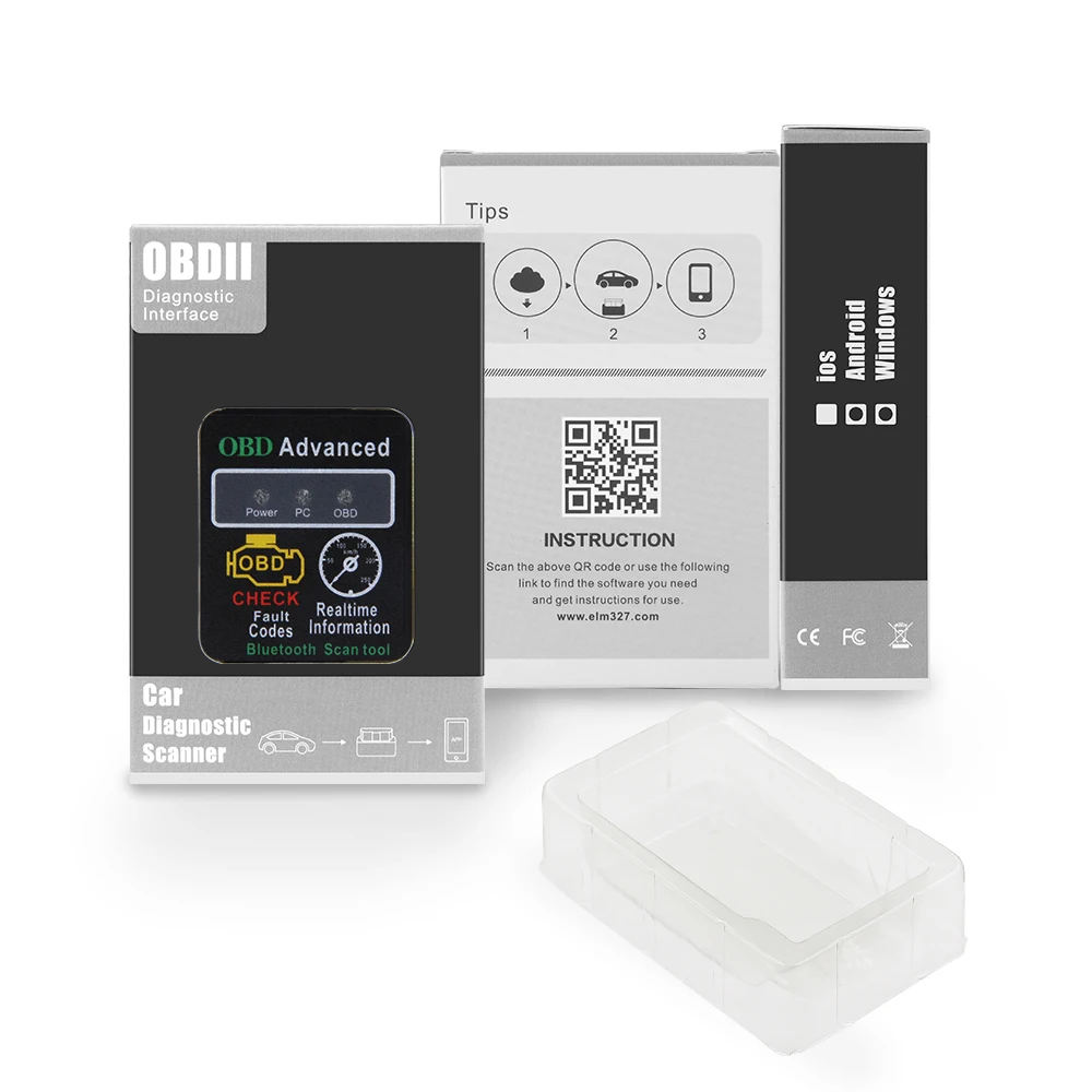 Сканер ELM 327 V1.5 PIC18F25K80 OBD2 WIFI Bluetooth сканер OBD автомобильный диагностический