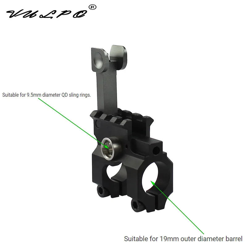VULPO Vltor передний складной прицел башня QD быстросъемное кольцо для слинга база