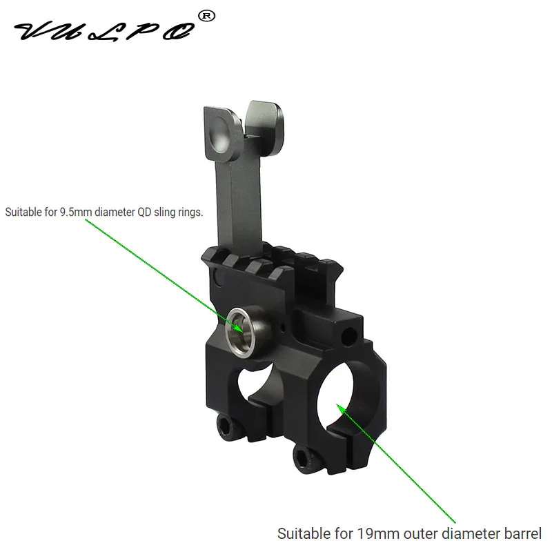 Передняя складная смотровая башня VULPO Vltor QD с быстроразъемным кольцом