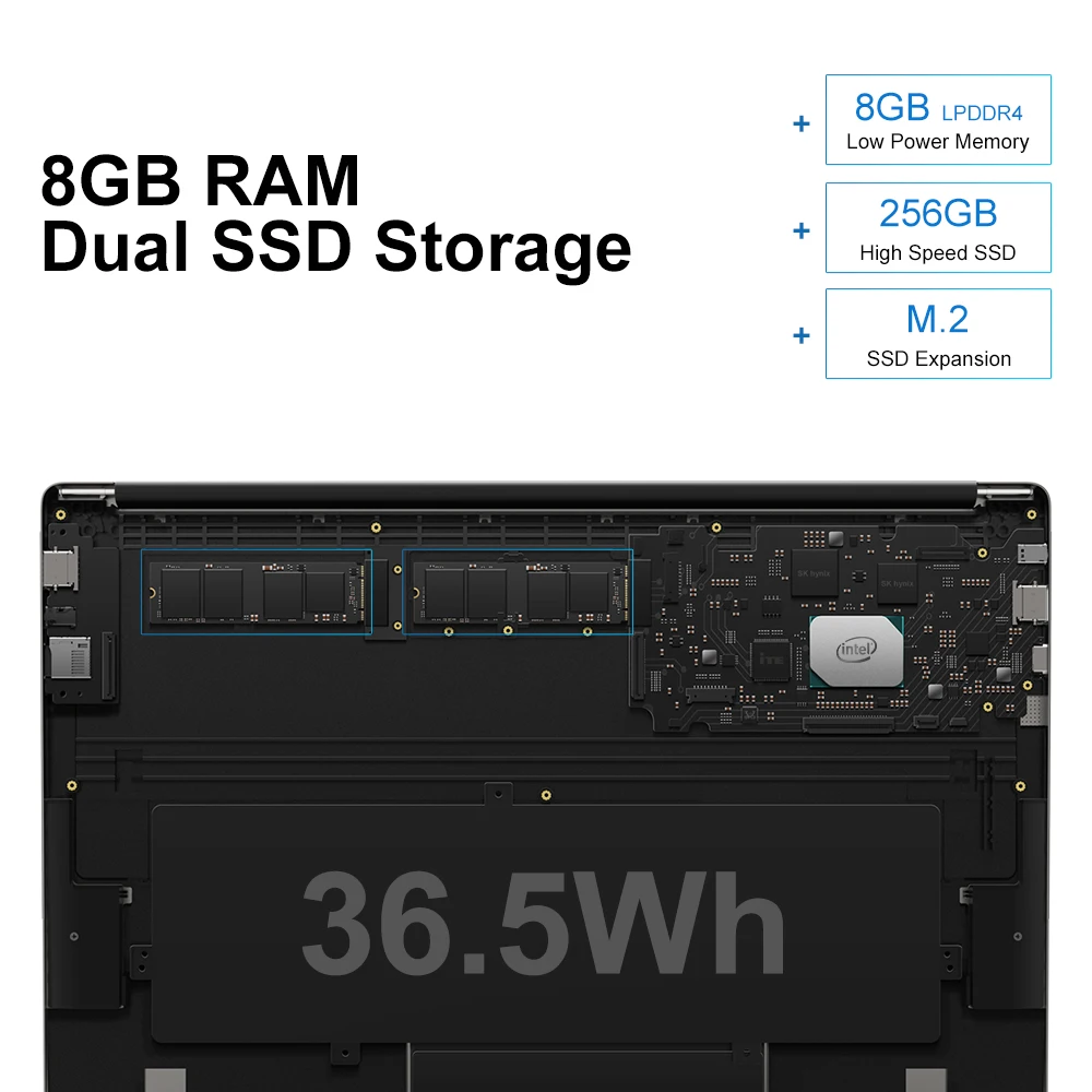CHUWI оригинальный ноутбук LapBook Plus 15 6 дюймов 4K HD экран Intel X7 Четырехъядерный DDR4 8GB RAM