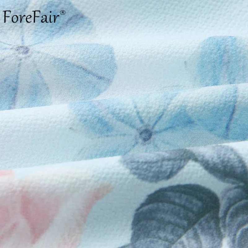 ForeFair летний сексуальный боди с v образным вырезом и открытыми плечами оборками