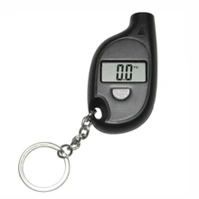 Mini LCD Digital Tire Tyre Pocket Keychain Air Pressure Gauge For Car Auto Motorcycle PSI Kpa Bar Kg/cm2