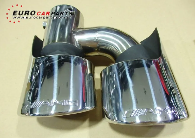 Hot sale ML63 exhaust tips fit for MB M-class ML W164 to ML63 A-style W164 muffler tips with A logo (11)