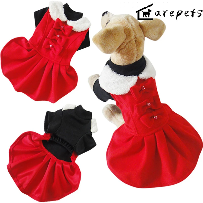 Ladies Pet Clothes with Nice Round Neck Woolen Worsted dress Dog Hoodie