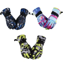 Мужские мотоциклетные перчатки зимние лыжные перчатки для сноубординга для детей лыжные перчатки, защита от ветра Водонепроницаемые зимние перчатки унисекс