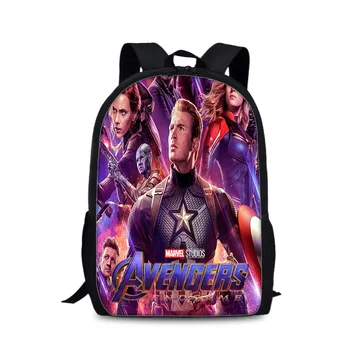 

16-inch Mochila Thor Backpack Children Bags School For Boys Girl The Avengers Children School Bag Kids Printing Cartoon Backpack
