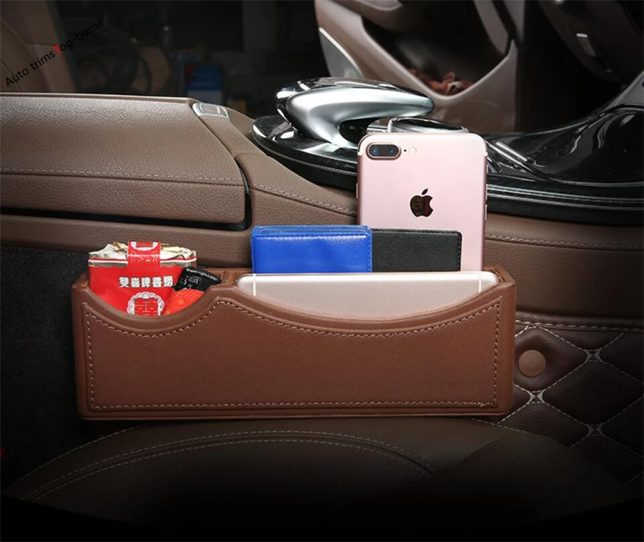 

Yimaautotrims Inside Seat Storage Pallet Armrest Container Multi-grid Box Cover Kit 1 Piece / 2 Colors Fit For Mazda CX-3 CX-5