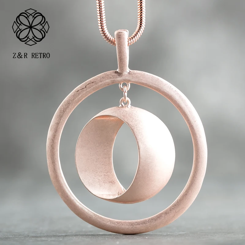 

Round Long Chain Necklace Women Personalized Necklace Jewelry Handmade Necklaces & Pendants Collar Mujer Party Presents