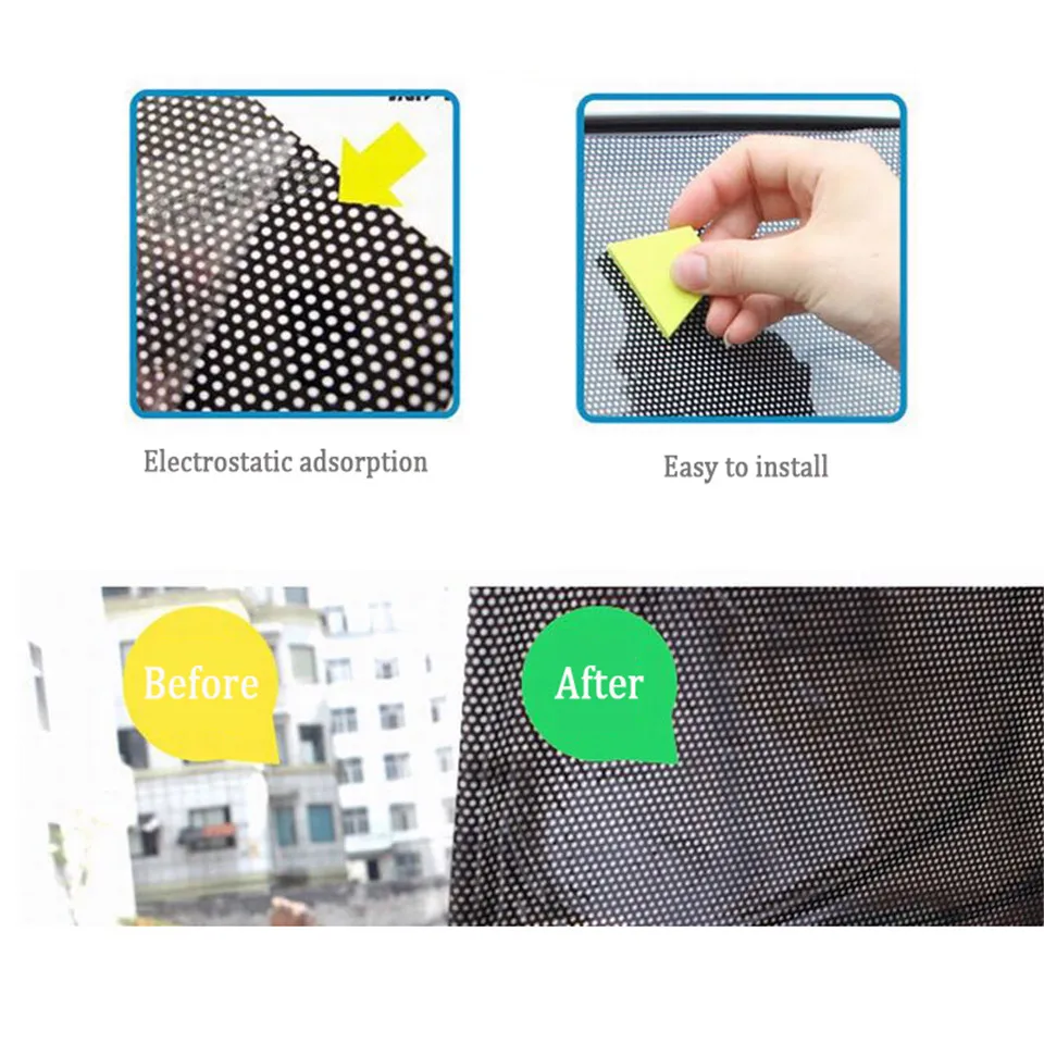 

Perforated Mesh Film black Fly Eye One Way Vision Vinyl Window Tint Film Advertising materials1.06m*50m/roll
