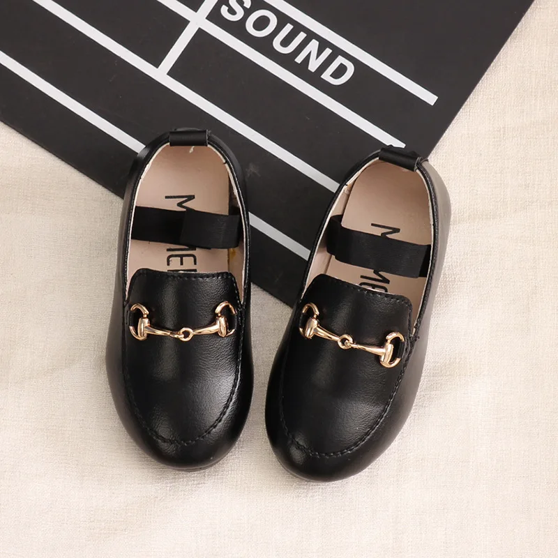 

Children's shoes 2019 new girls princess shoes baby microfiber Leather single shoes soft cow muscle sole parent-child shoes