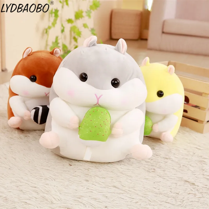 

LYDBAOBO 1PC 20CM Simulation Hamster Lovely Hamster Plush Doll Plush Toy Guinea Pig Large Mouse Toy Children Girls Holiday Gifts