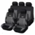 Tejido de Poliéster Cubierta de Asiento de coche Universal Protector Fundas Para Asientos de Automóvil Asiento de Coche Car Styling Accesorios Interiores
