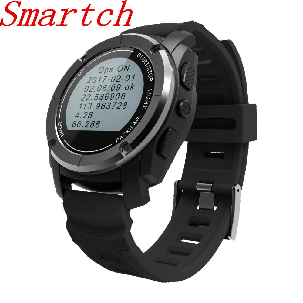 

Smartch S928 GPS Smart Watch Outdoor Sports Bluetooth SmartWatch IP66 Waterproof Heart Rate Monitor Pedometer Watch Pressure for