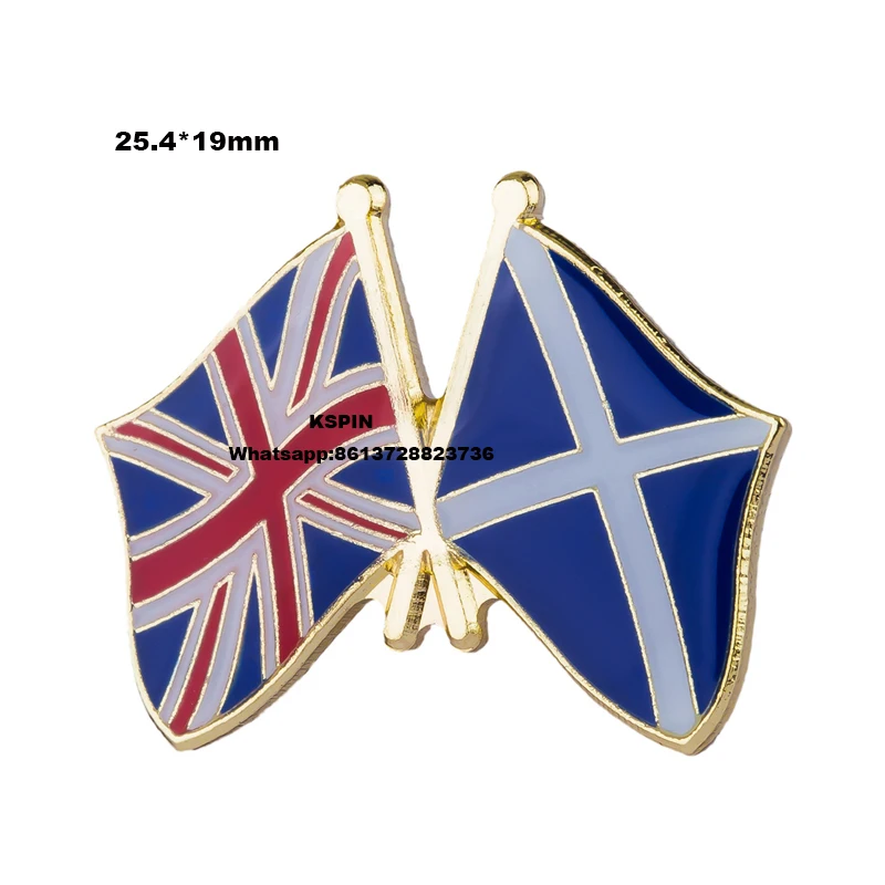 UK Jack Scotland Friendship Flag Badge pin 10pcs a lot XY0249 | Дом и сад
