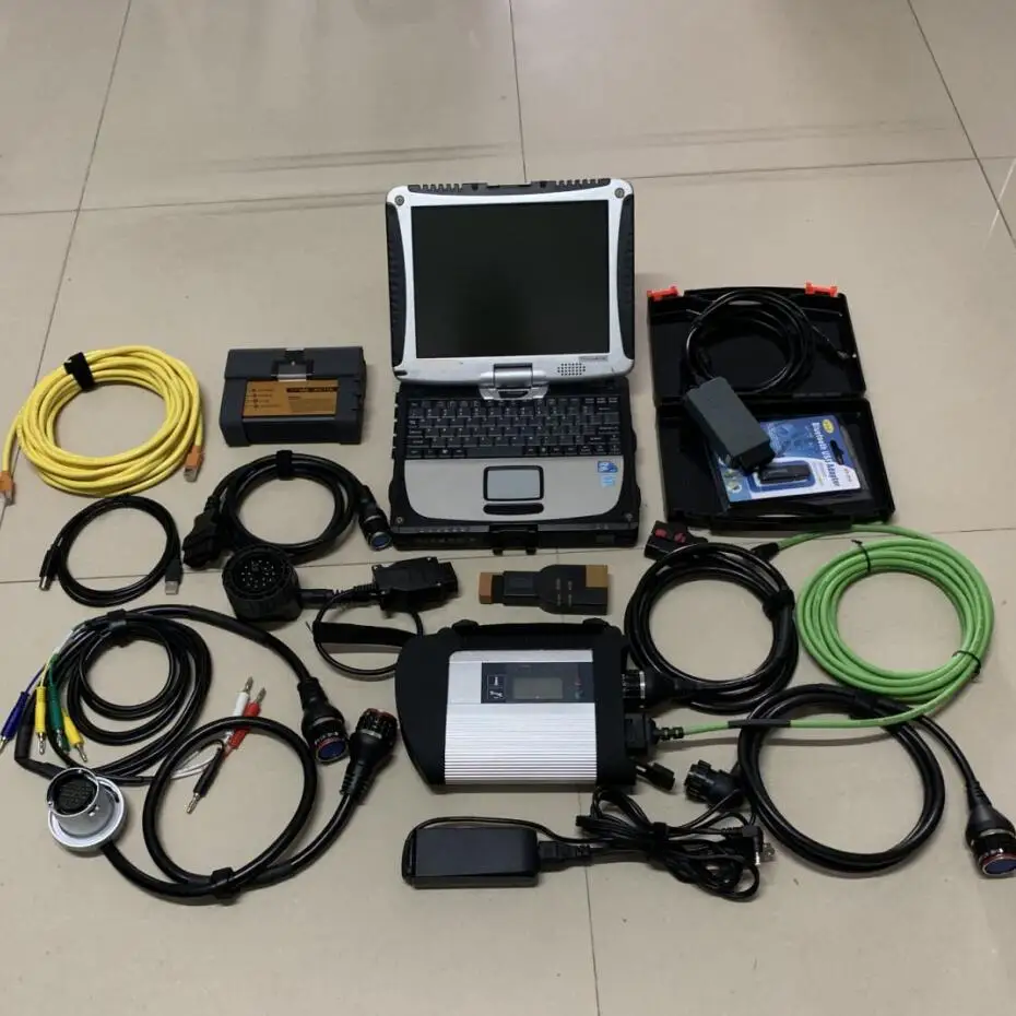  Herramienta de diagnóstico para MB Star C4 Para BMW ICOM A2 vas5054a 3in1 instalada con 1tb HDD el 