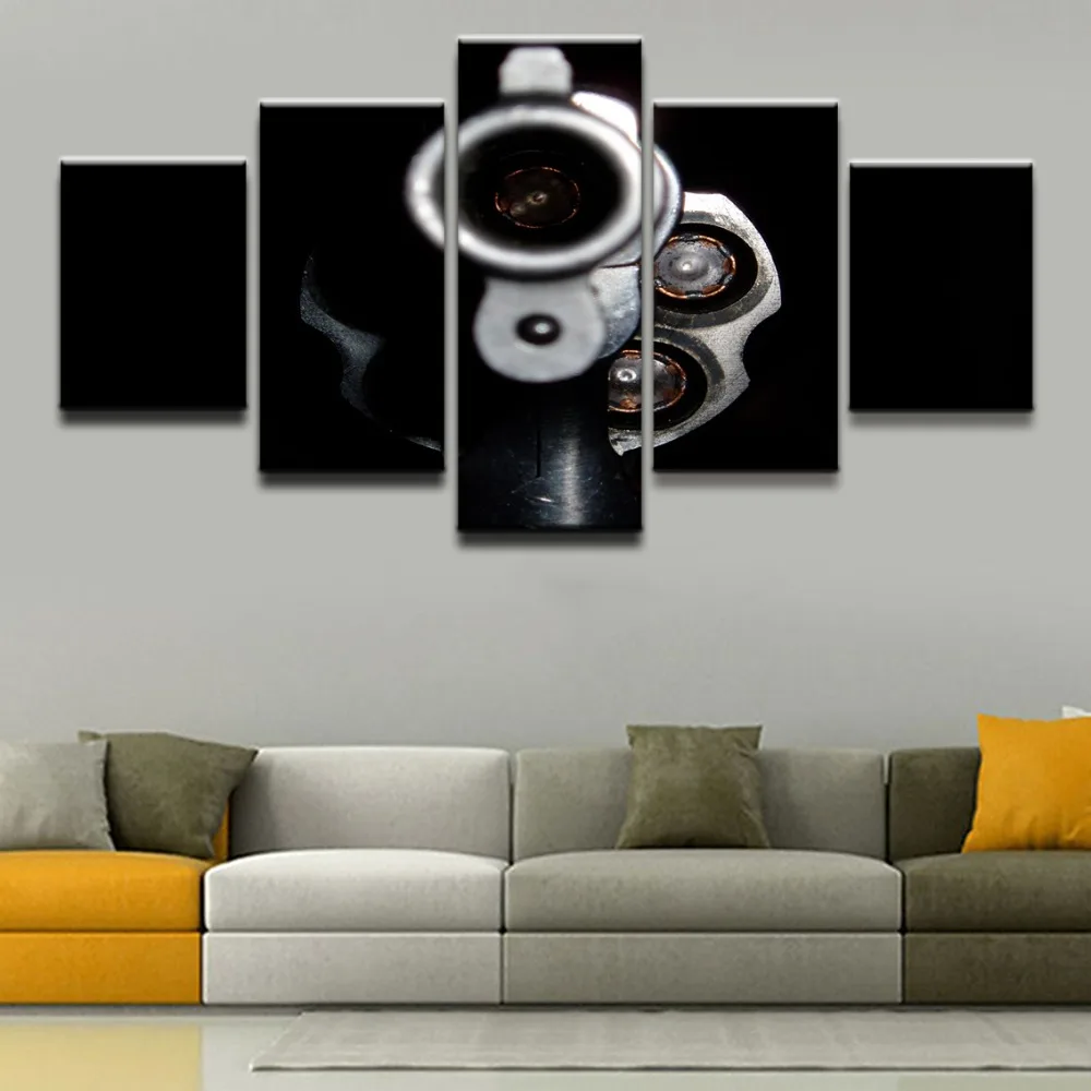 Canvas Printed Modular Poster 5 Panel Weapons Revolver Wall Decorative Pictures Canvas Painting Modern Wall Art Home Decoration Canvas Printed Modular Poster 5 Panel Weapons Revolver Wall Decorative Pictures Canvas Painting Modern Wall Art Home Decoration