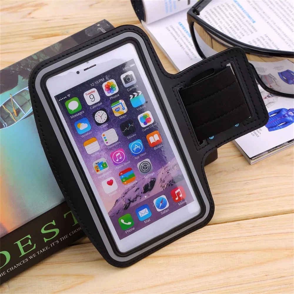 Koop Waterdichte Running Jogging Sport Neopreen Armband Case Cover Houder met Reflecterende Strip voor iPhone 6 Plus