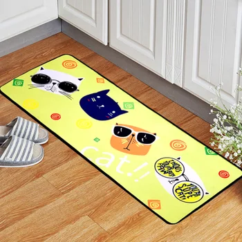 

Zeegle Cartoon Doormats Outdoor Anti-slip Mats For Hallway Kids Bedroom Bedside Mats Child Room Rug Absorbent Kitchen Floor Mats