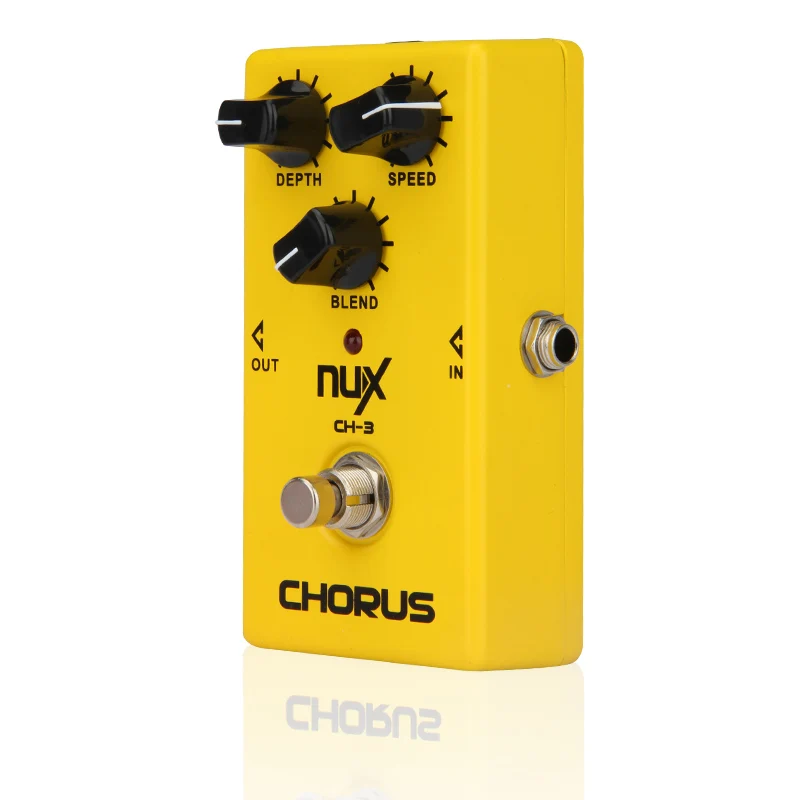 Nux ch-3 eléctrica Guitarras efecto pedal coro bajo ruido BBD true bypass de alta calidad Guitarras ra efecto pedal