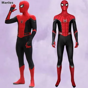 

Marvel Spider-Man Far From Home Spider-Man Costume Peter Parker Spiderman Cosplay Adult Halloween Carnival Jumpsuit Party Male