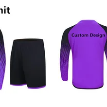 Вратарские Джерси когда-либо саммит Футбол Джерси 070106 Футбол Training Наборы для ухода за кожей одежда пустой версии настроить имя номер для взрослых