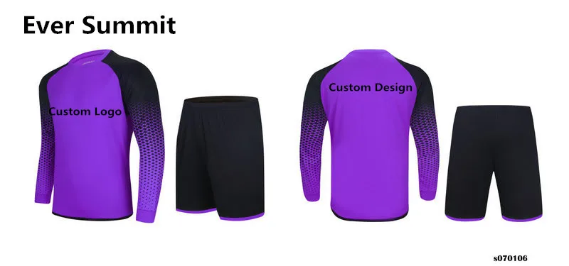 

Goalkeeper Jersey Ever Summit Soccer Jersey 070106 Football Training Sets Clothes Blank Version Customize Number Name Adult