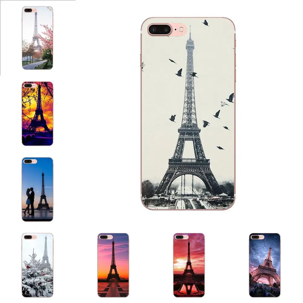 

Bixedx For Apple iPhone 4 4S 5 5C 5S SE 6 6S 7 8 Plus X Diy Luxury Protector Phone Case Art Paris Eiffel Tower Series